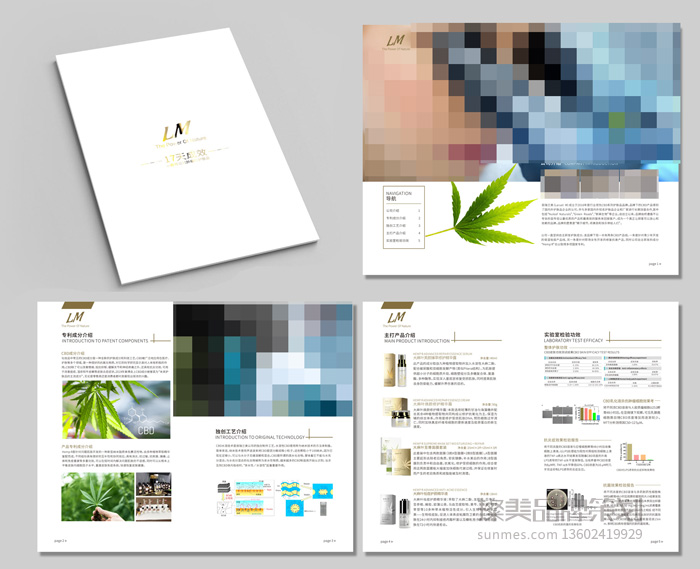 麗瑞蘭美化妝品畫(huà)冊(cè)設(shè)計(jì)