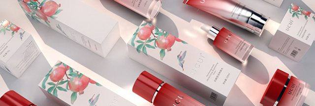 優粹護膚植物國潮風包裝設計圖